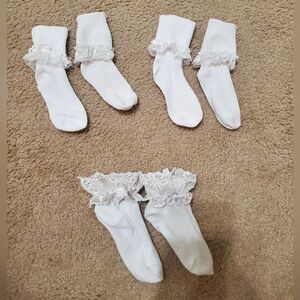 Assorted Little Girls Ruffle Socks